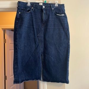 A new day denim long skirt size 16